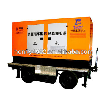 Silent Diesel 3 Phase 150 kVA Generator on Trailer